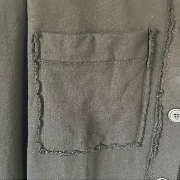 Anthropologie T.La Black Shacket - Picture 3 of 6